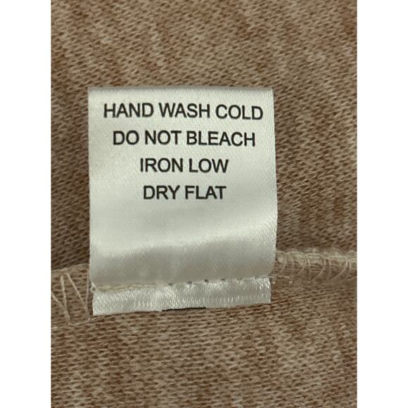 Haute Monde Boutique Coat Size Large Heather Cream and Tan Pockets NWT - Picture 10 of 10